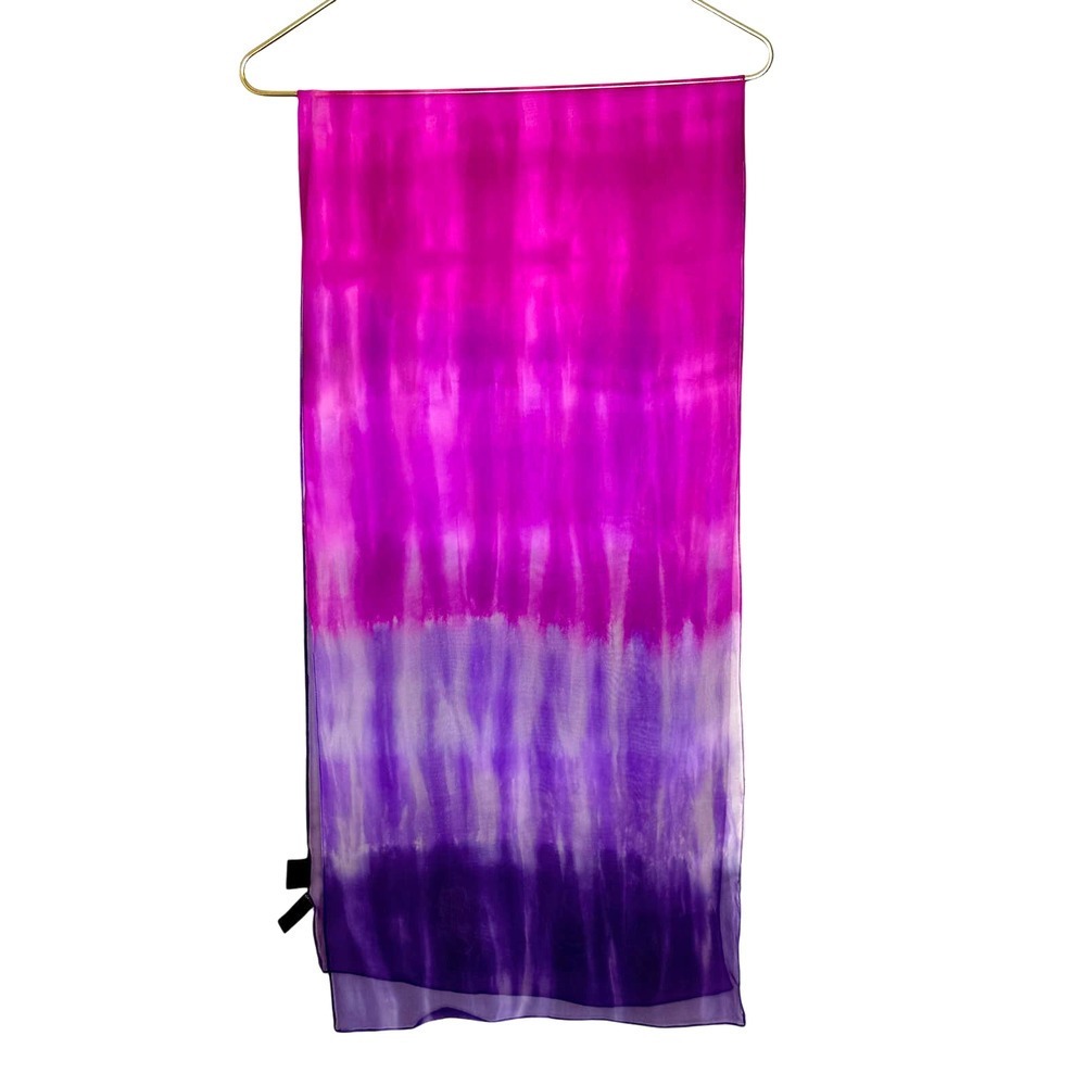 Kenneth‎ Cole Tie Dye silk scarf